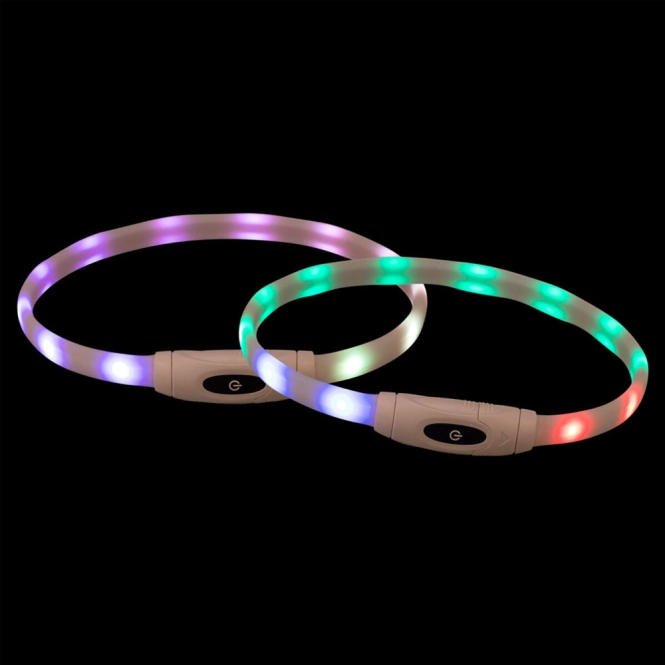 Trixie Flash Leuchtring USB - multicolor