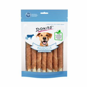 Dokas Dog Snack Kaurolle mit Truthahnbrust 190g